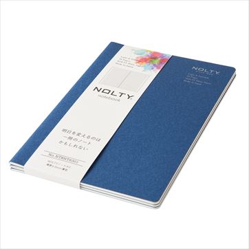 【手帳品質のノート】 ノート 横罫 6.0mm 薄型 3冊セット NOLTY ノルティ A5 能率手帳 メモ帳｜nolty