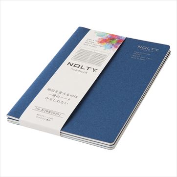 【手帳品質のノート】 ノート ログタイプ 薄型 3冊セット NOLTY ノルティ B6 能率手帳 メモ帳｜nolty