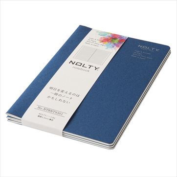 【手帳品質のノート】 ノート 横罫 6.0mm 薄型 3冊セット NOLTY ノルティ B6 能率手帳 メモ帳｜手帳とノートのNOLTY ヤフー店