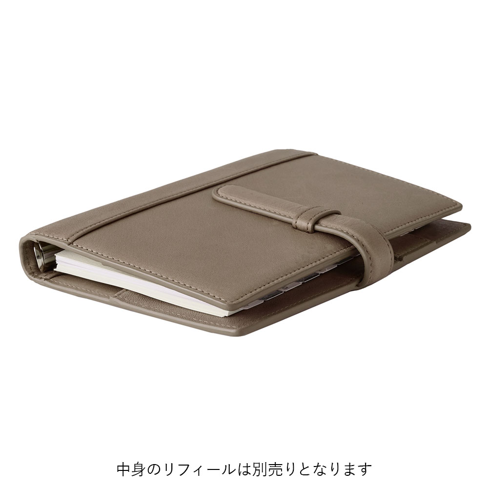 システム手帳 A5 クラシト A15 (ブラック,グレージュ)の画像