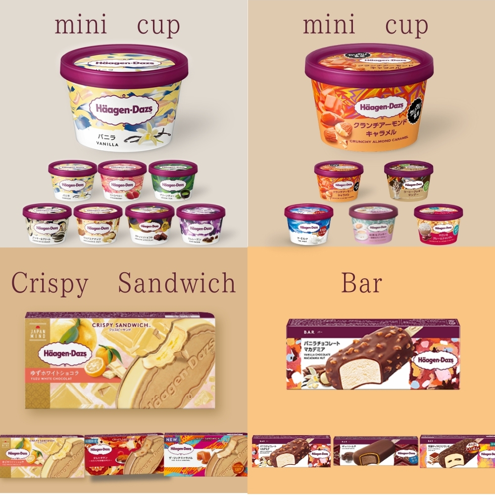 ハーゲンダッツ　スーパープレミアムクラブ　カップ＆スプーン　C　9370 ハーゲンダッツ スーパープレミアムクラブ カップ＆スプーン C 9370