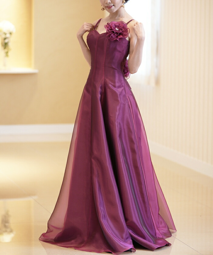 ロングドレス 演奏会 演奏会用ドレス ドレス コルセット型 赤 青 黒