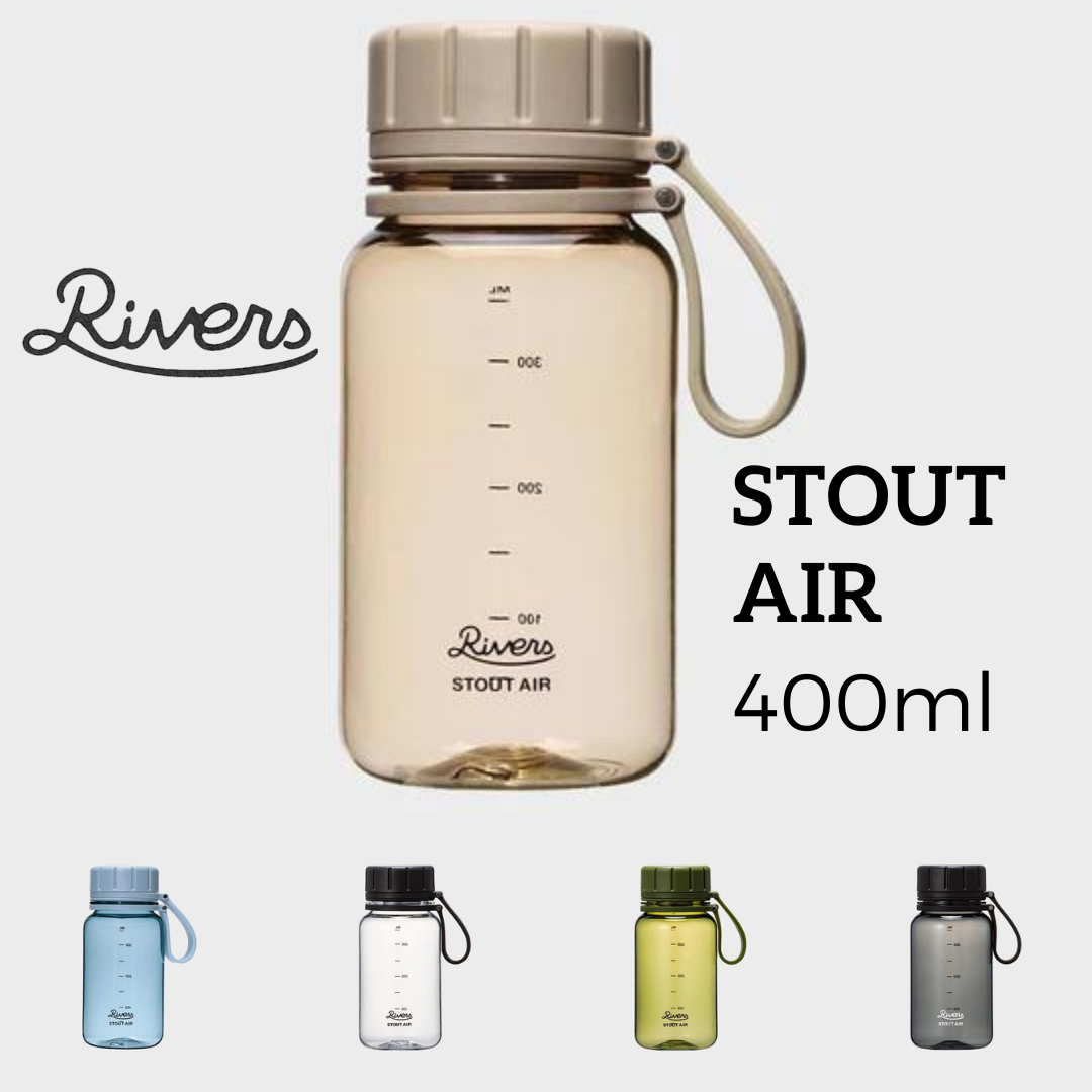 リバーズ 水筒 スタウトエア 400ml 軽量 スポーツ 軽い ドリンクボトル 直飲み ウォーターボトル RIVERS | RIVERS