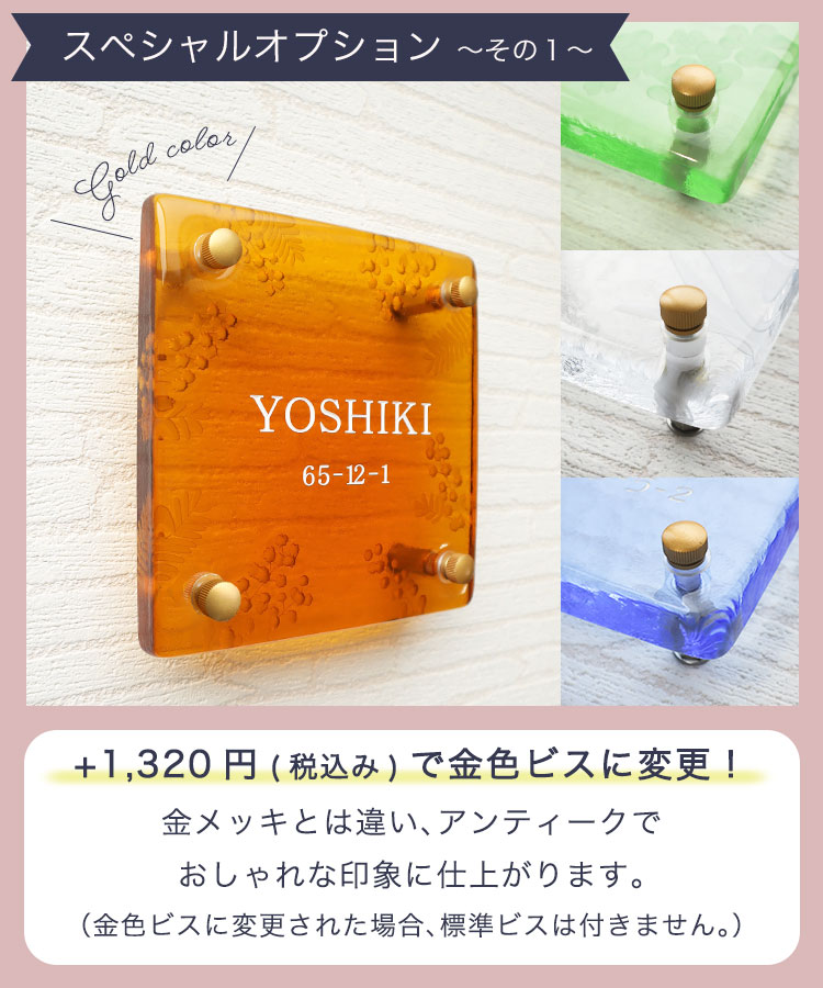 スペシャルオプション・金色ビス