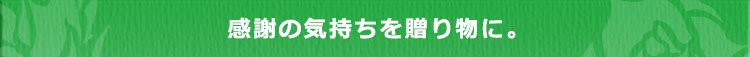 感謝の気持ちを贈り物に