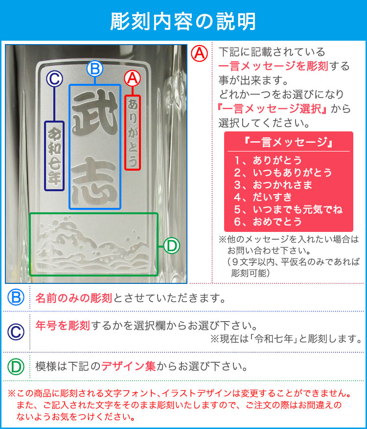 名入れ彫刻説明