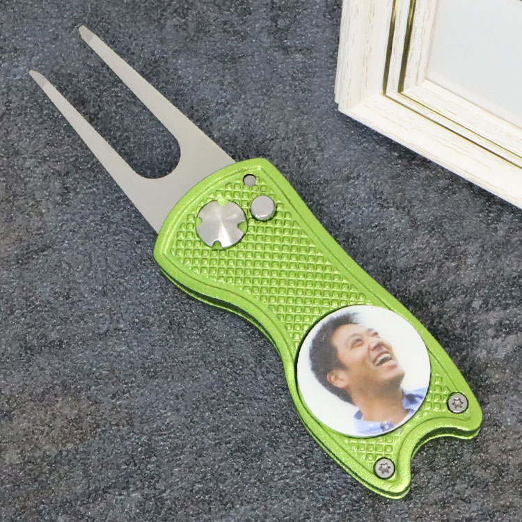 GHOGolf グリーンフォーク ゴルフマーカー 写真 【グリーンフォーク