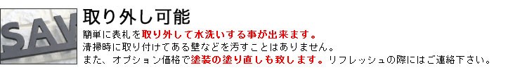 取り外し可能