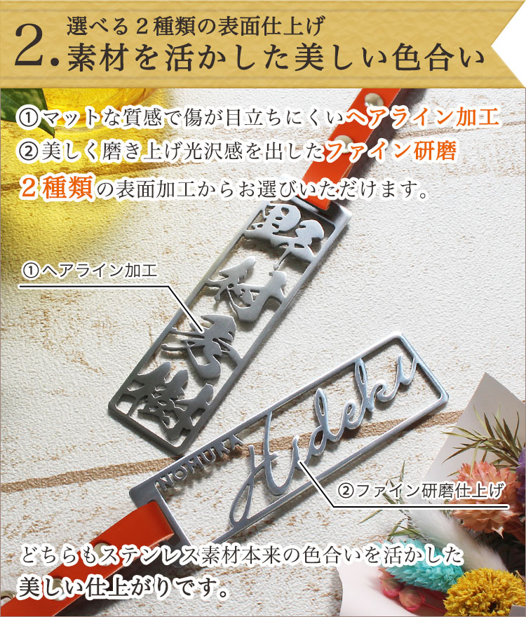 GHOGolf ゴルフ ネームプレート 名入れ 【ステンレス切り文字