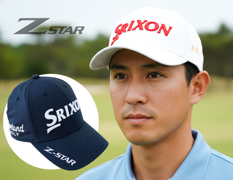 Z-STAR 帽子 名入れ 【スリクソン ゴルフキャップ プロモデルキャップ