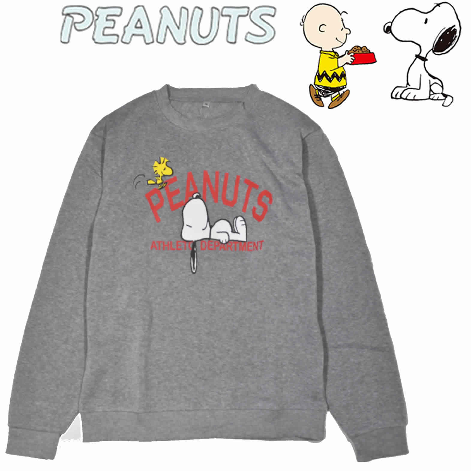 PEANUTS [ピーナッツ] スヌーピー トレーナー お休みモード昼寝 長袖