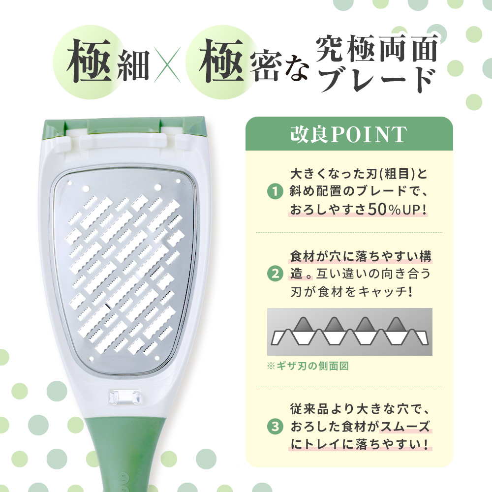 ののじ 大根スリスリライト '25新商品 大根おろし おろし金 調理器具 料理 便利グッズ 時短 簡単 カンタン 実用的 健康 家族 人気 おしゃれ キッチングッズ 関連画像3