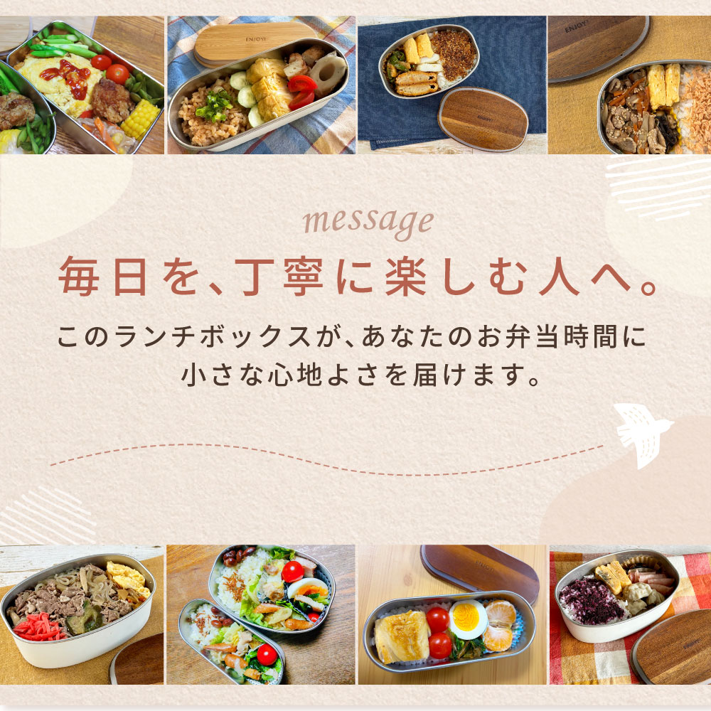 ののじ ステンレスランチボックス オーバル 600ml 弁当箱 レンジ対応