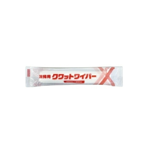 溝端紙工印刷 清掃用ウェットシート クワットワイパー 100本×8袋(800本)【メーカー直送・代引き不可・時間指定不可・沖縄、離島不可】