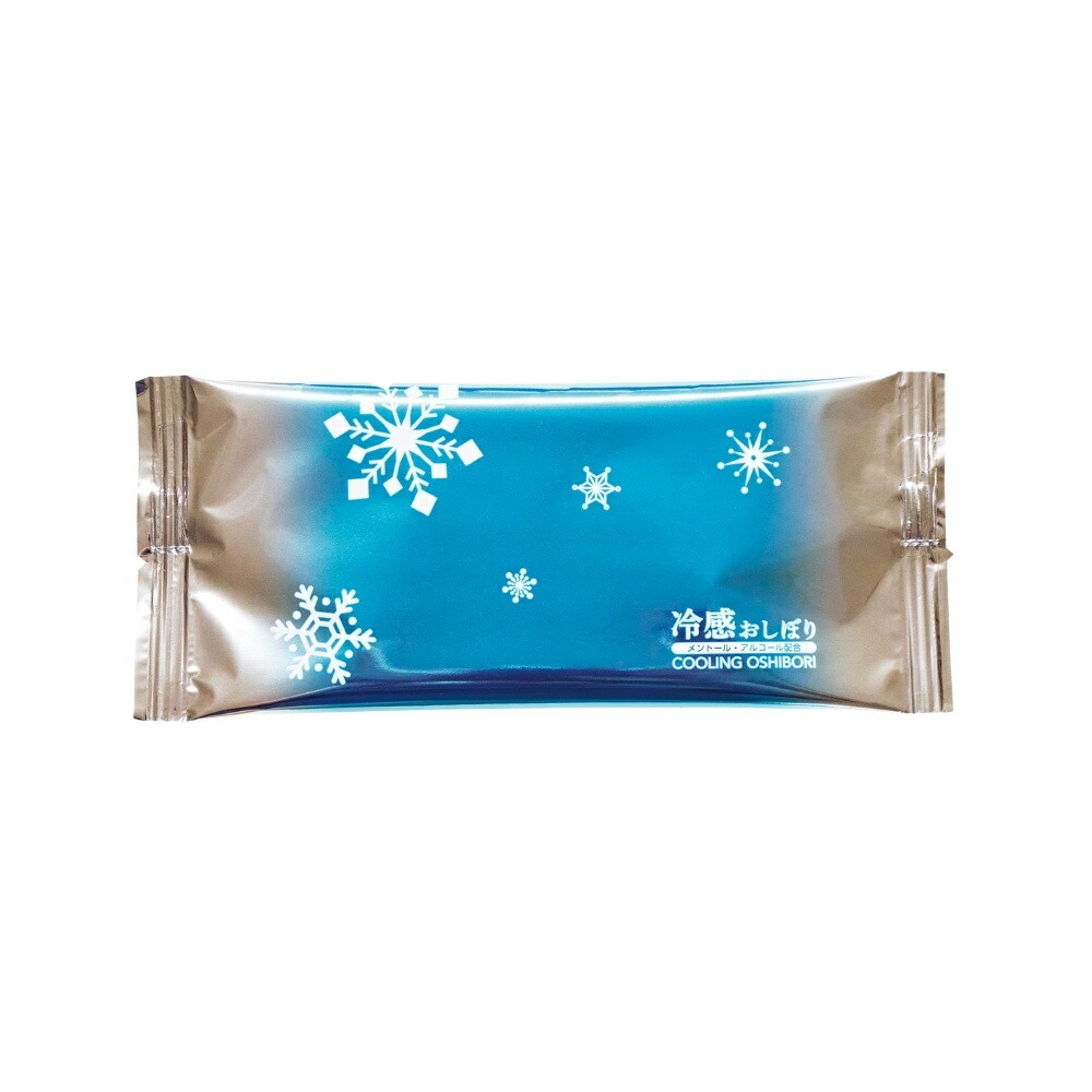 大黒工業　メントール・アルコール配合　冷感おしぼり　平　T-31　100本×10袋入【メーカー直送・代引き不可・時間指定不可・沖縄、離島不可】 大黒工業 メントール・アルコール配合 冷感おしぼり 平 T-31 100本×10