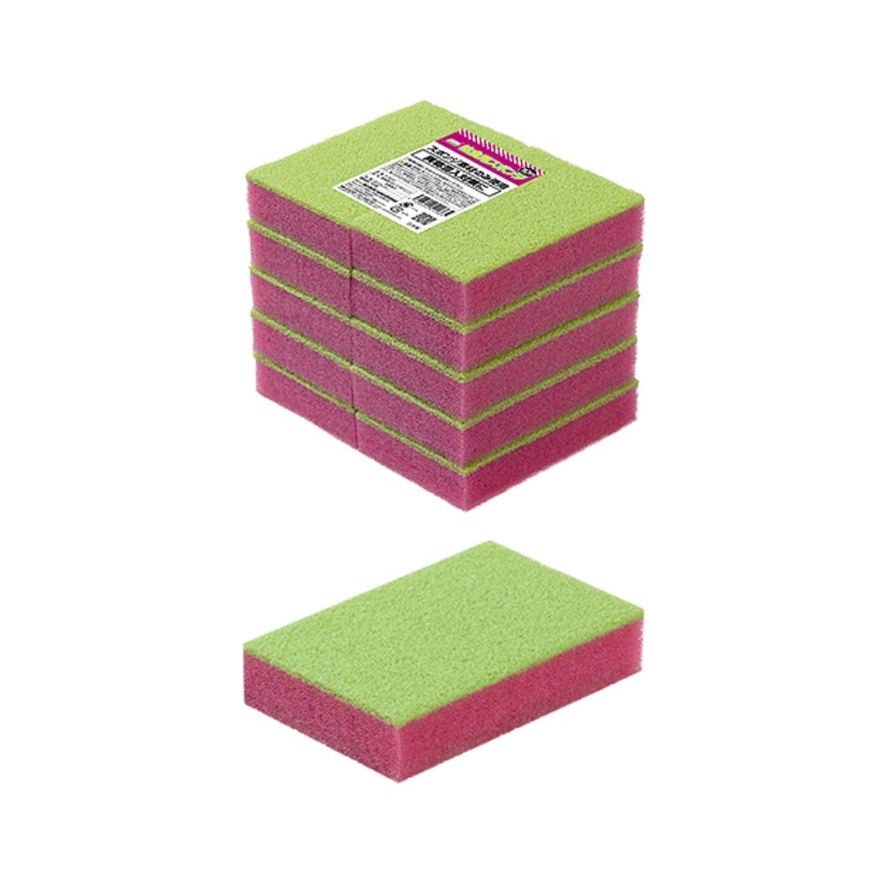 キクロン 給食用スポンジ　ピンク　F-600　10個×12入（120個）【取り寄せ商品・即納不可・代引き不可・返品不可】