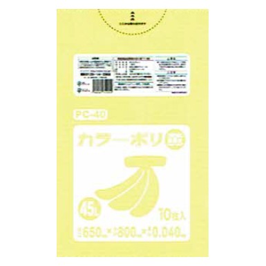 J[| 45L LLDPE 0.04×650×800mm  10×40(400) PC40 3P[Xbgy[J[EԎwsEAsz