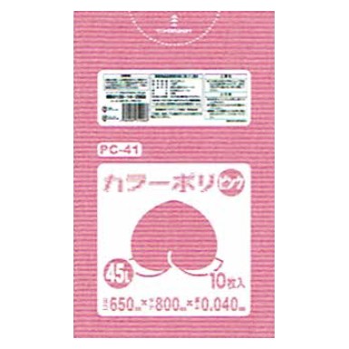 J[| 45L LLDPE 0.04×650×800mm sN 10×40(400) PC41 3P[Xbgy[J[EԎwsEAsz