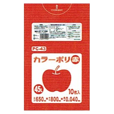 J[| 45L LLDPE 0.04×650×800mm  10×40(400) PC43 3P[Xbgy[J[EԎwsEAsz