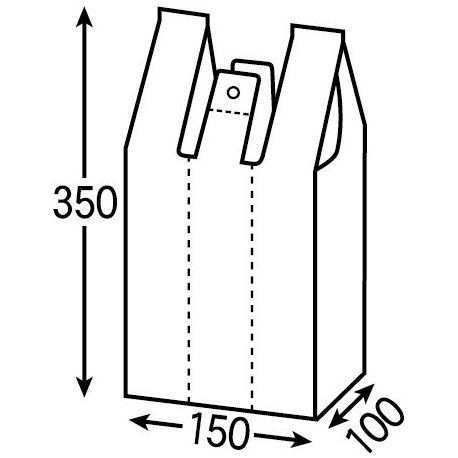 個人宅配送可】レジ袋 半透明 TB-25(西日本25号、東日本8号)