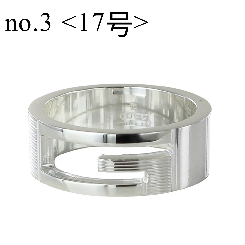2411-24｜※専用｜グッチ リング 925 シルバー 13号 org.jpg