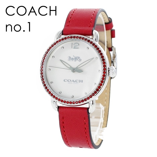 COACH レディース腕時計（ベルトカラー：レッド系）の商品一覧