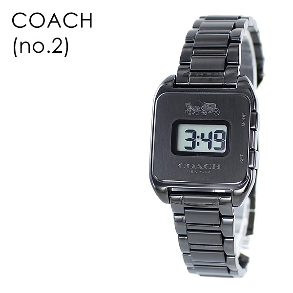 プレゼントにおすすめ コーチ 腕時計 選べる4カラー Darcy Digital レディース レトロ...