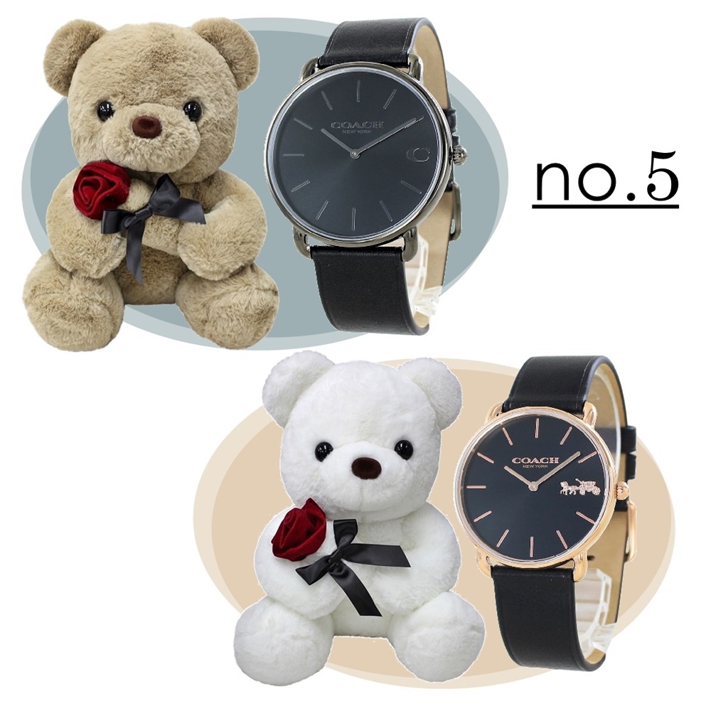 COACH くまさんラッピング コーチ ペアウォッチ COACHショッパー