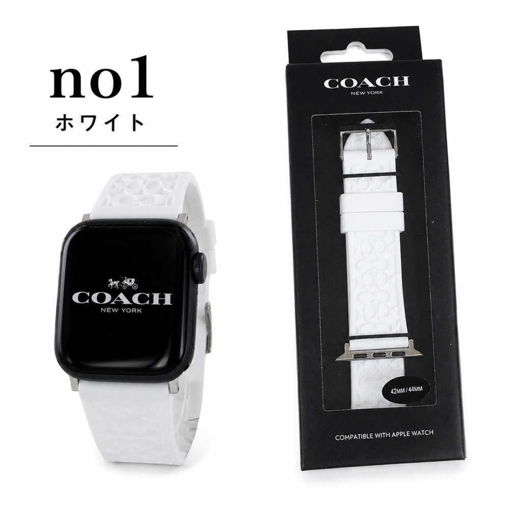 COACH（コーチ） アップルウォッチ 交換 バンド ベルト SE SE2 SE3
