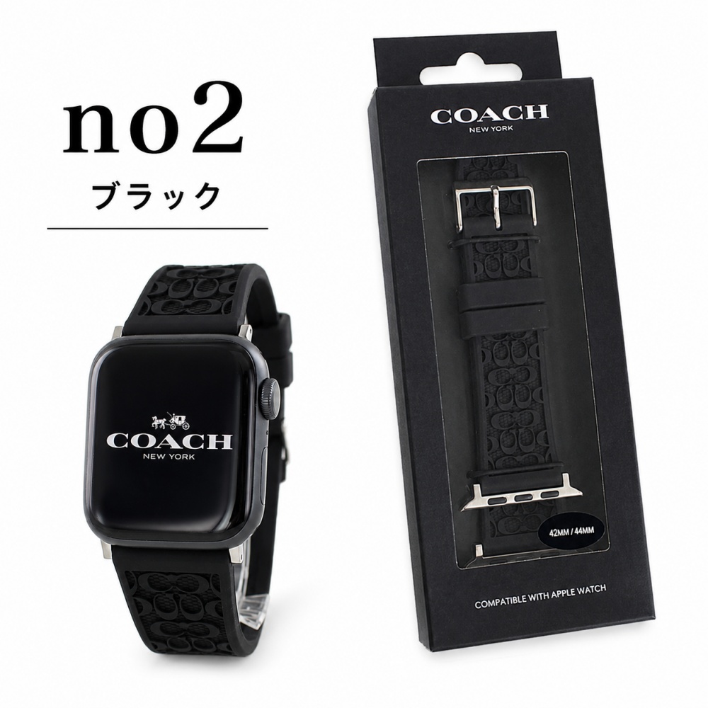 COACH（コーチ） アップルウォッチ 交換 バンド ベルト SE SE2 SE3