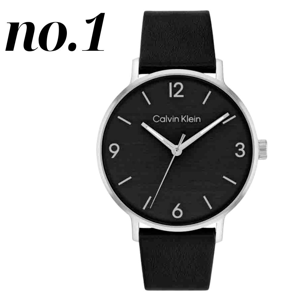 ck Calvin Klein カルバンクライン 腕時計 正規品 5年保証 ショッパー付き メンズ ブラック グリーン 革ベルト 爆買 成人 ...