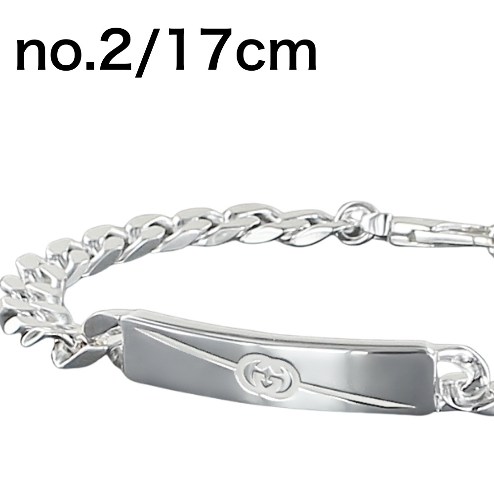 GUCCI ロゴブレスレット シルバー925グッチ直営店ショップカード付き完品！ GUCCI - グッチ/GUCCI ブレスレット メンズ BRACELET GUCCI TAG