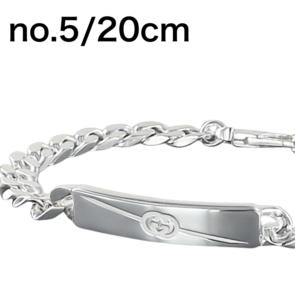 GUCCI（グッチ） ブレスレット シルバー 925 シンプル 高級感 ユニ