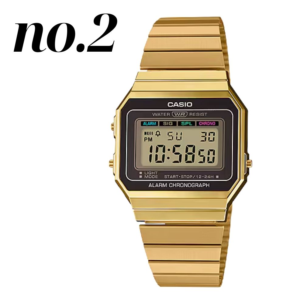 チープカシオ CASIO腕時計 シルバーゴールドセット 希少海外モデル カシオ チープカシオ デジタル 腕時計 メンズ