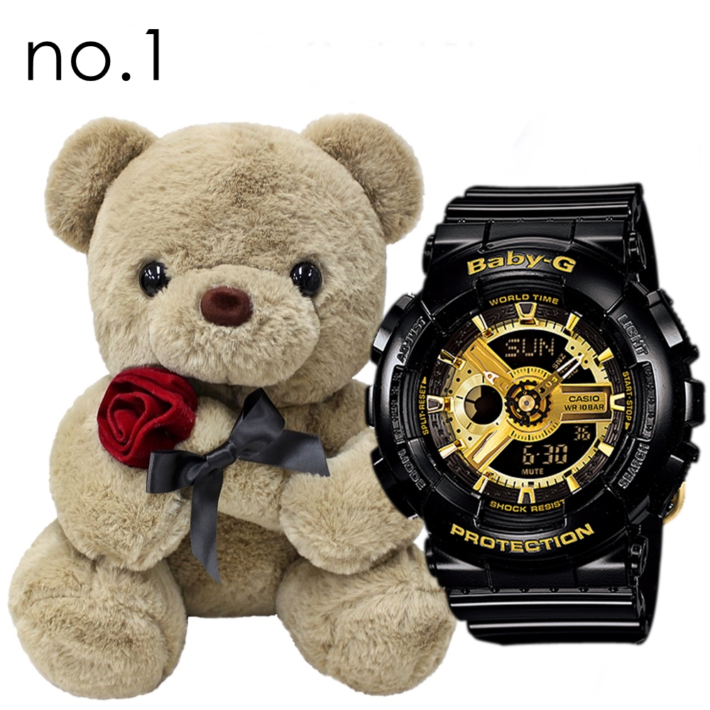 くまさんラッピング 選べるカラー カシオ Baby-G 腕時計 ギフト ベビーG 腕時計 手表 防水 くまさんラッピング ギフトセット