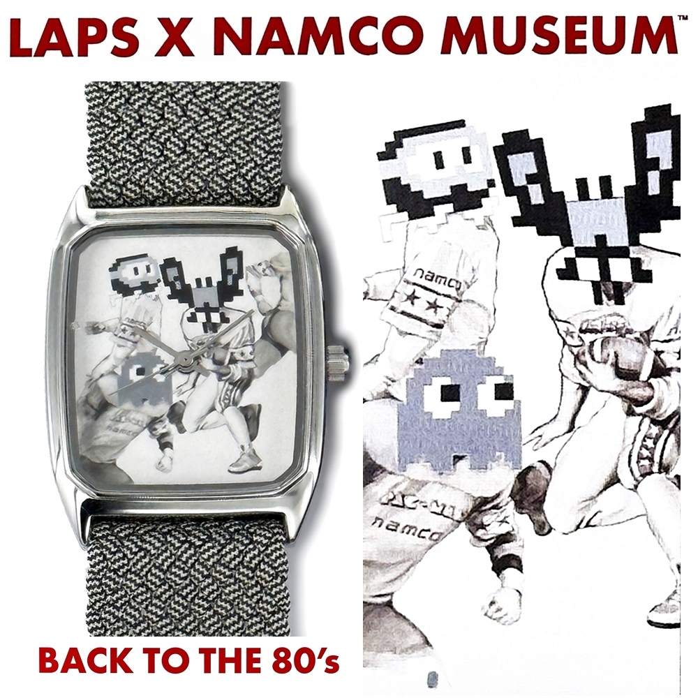 腕時計 限定モデル コラボ LAPS ナムコミュージアム メンズ レディース レトロゲームグッズ 誕生日プレゼント 父の日