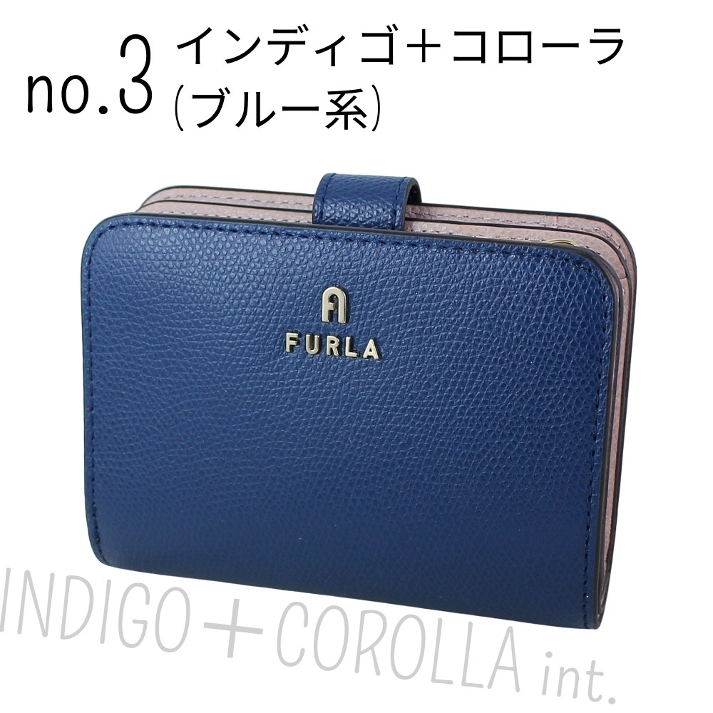 FURLA（フルラ） 二つ折り財布 CAMELIA レディース 本革 レザー スリム