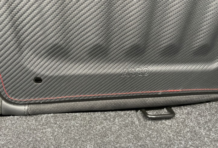 ASSPIDE リアシートバックガード Fiat 500 / ABARTH 595 695 ASSO