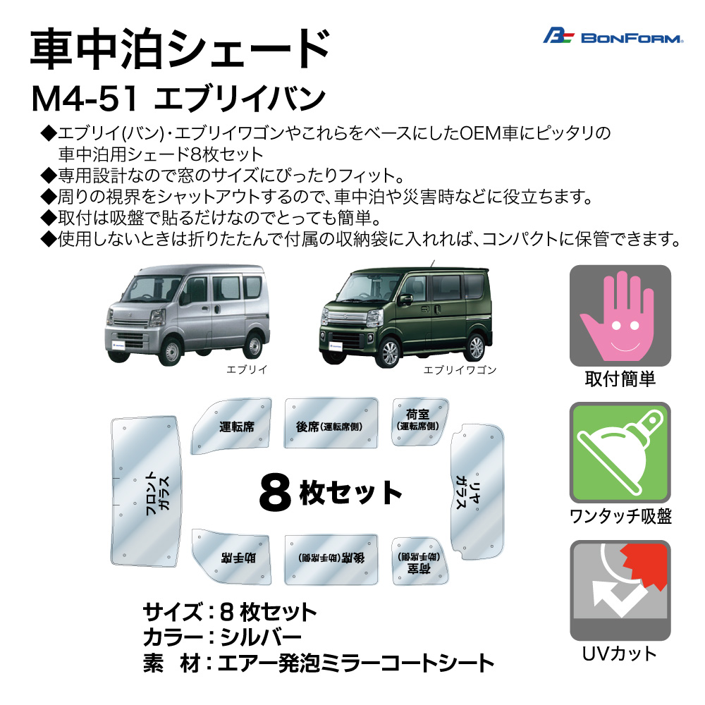 未使用　エブリイバン　サンシェード　備品　両面黒タイプ 楽天市場】スズキ エブリィ（日除け用品｜アクセサリー）：車