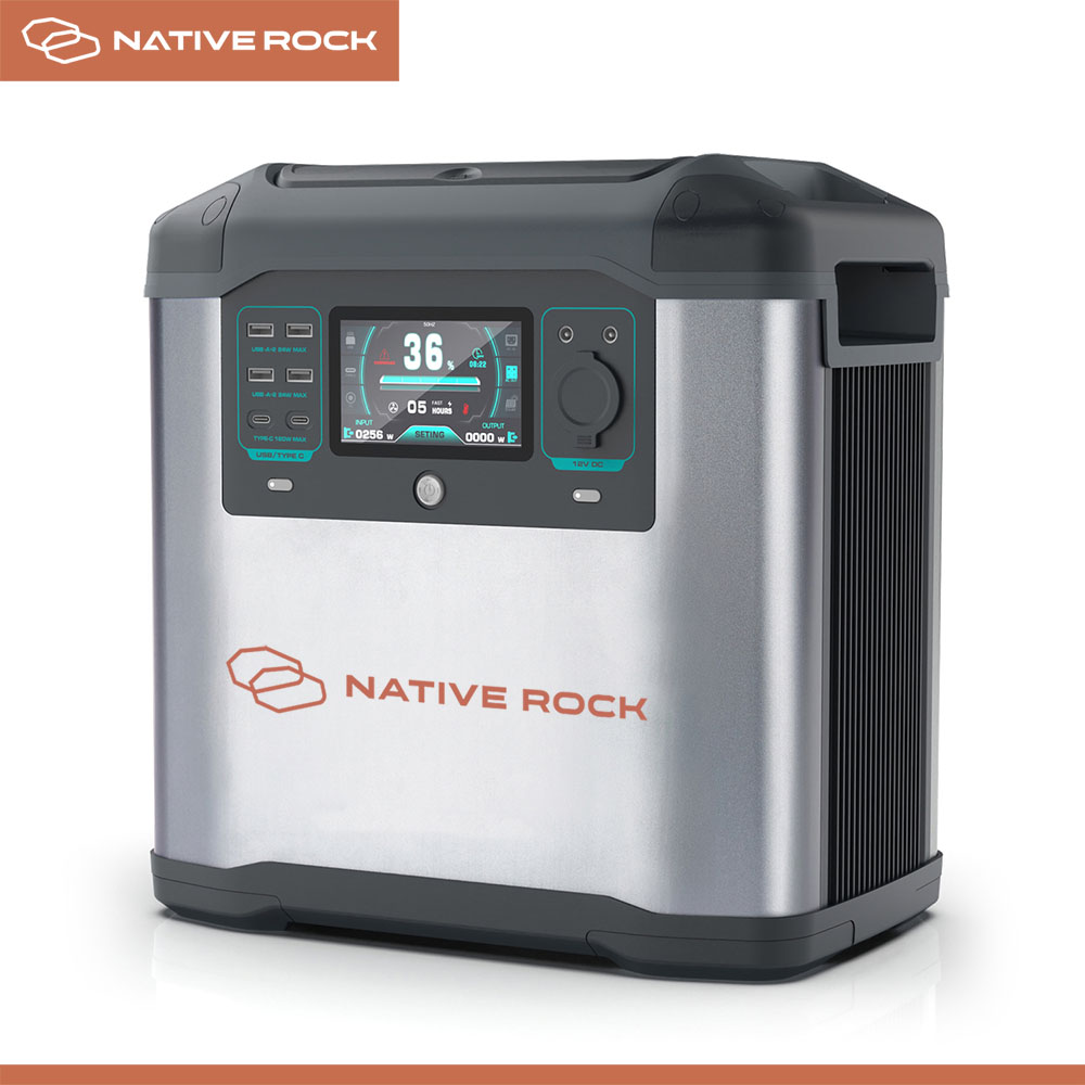 NativeRock ポータブル電源 NRP25 2200W 大容量 高出力 キャンプ