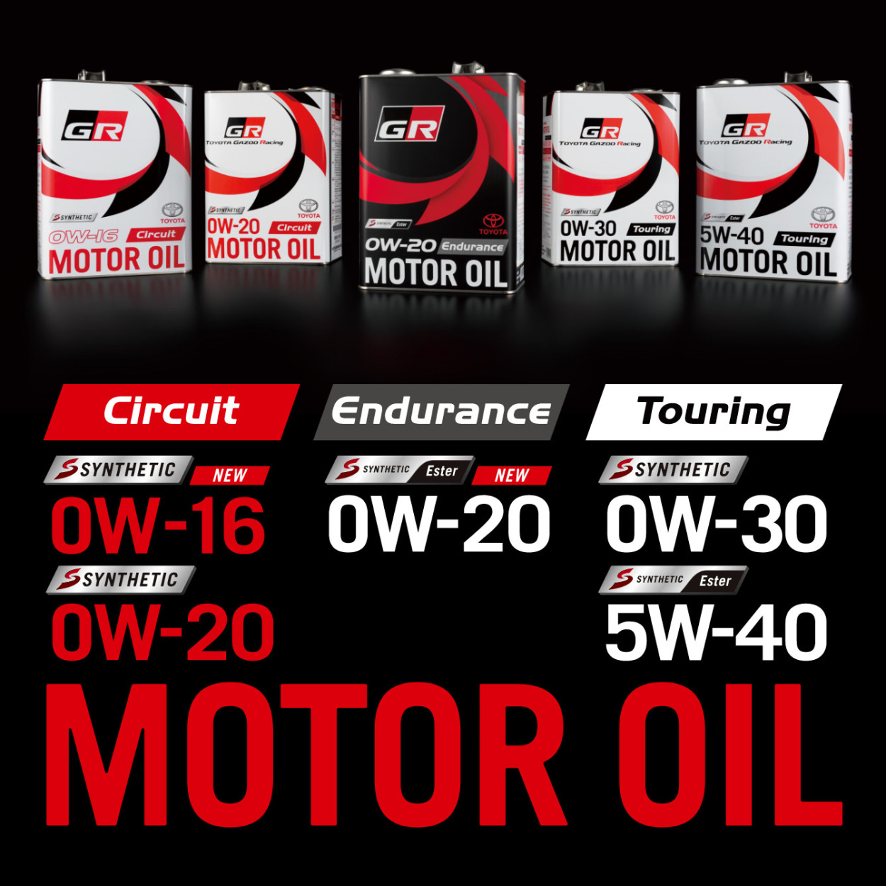 税込】 08880-13505GR Endurance Gazoo Racing 0W-20 4L モーターオイル GR MOTOR OIL  エンジンオイル