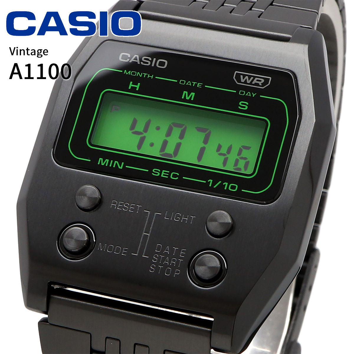 CASIO カシオ 腕時計 メンズ レディース チープカシオ チプカシ 海外モデル 52QS-14B 復刻モデル デジタル A1100B-1 :  a1100b-1 : SHOP NORTH STAR - 通販 - Yahoo!ショッピング