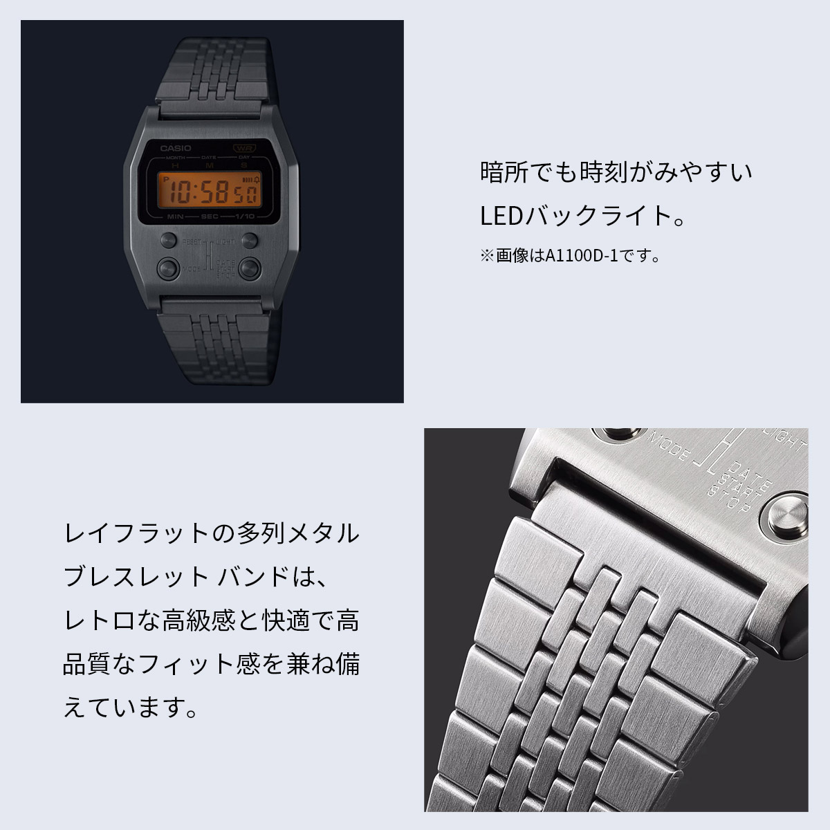 CASIO カシオ 腕時計 メンズ レディース チープカシオ チプカシ 海外モデル 52QS-14B 復刻モデル デジタル A1100D-1 :  a1100d-1 : SHOP NORTH STAR - 通販 - Yahoo!ショッピング