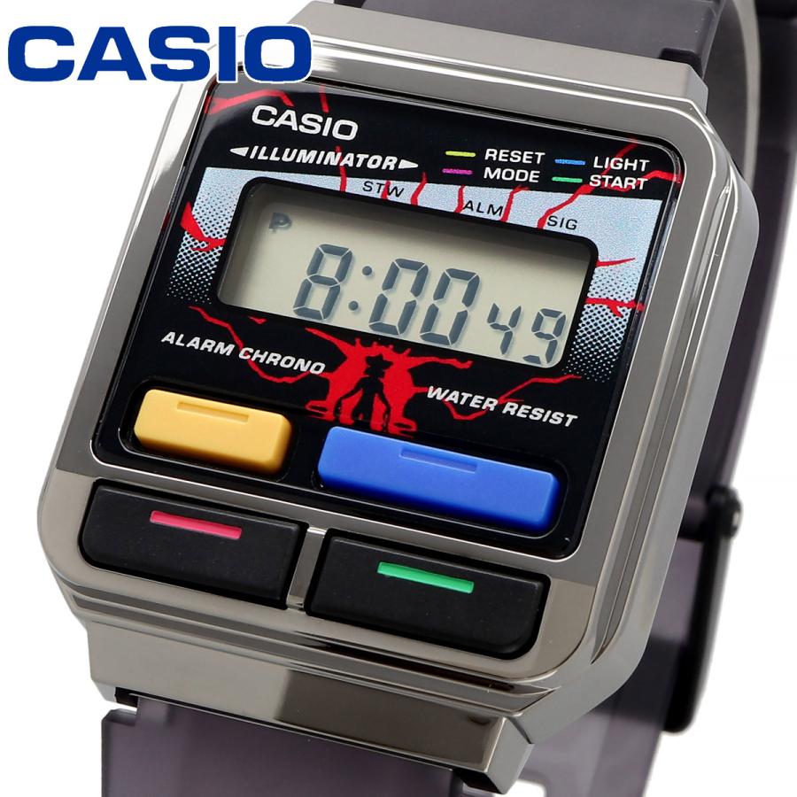 CASIO カシオ 腕時計 メンズ レディース 「ストレンジャー・シングス」コラボ  海外モデル デジタル A120WEST-1A