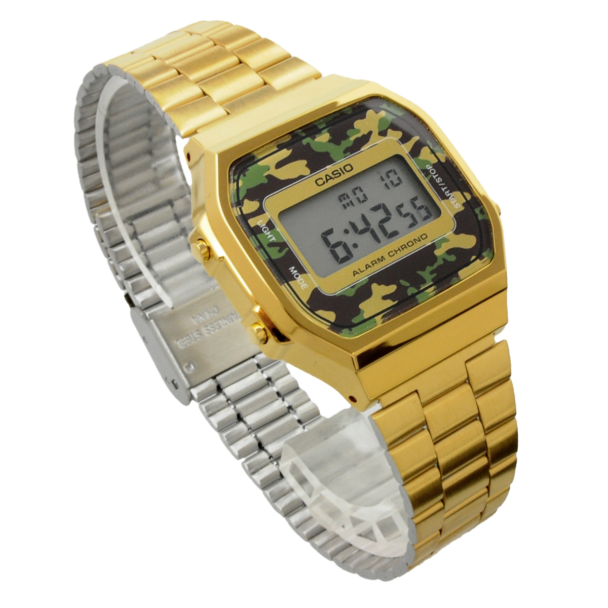 CASIO カシオ 腕時計 メンズ レディース チープカシオ チプカシ 海外モデル カモフラ デジタル A168WEGC-3