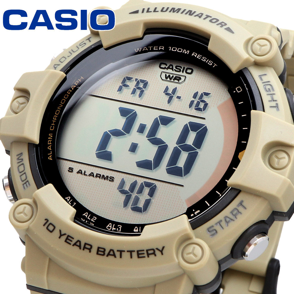 CASIO カシオ 腕時計 メンズ チープカシオ チプカシ   海外モデル  大画面 AE-1500WH-5AV｜north-star