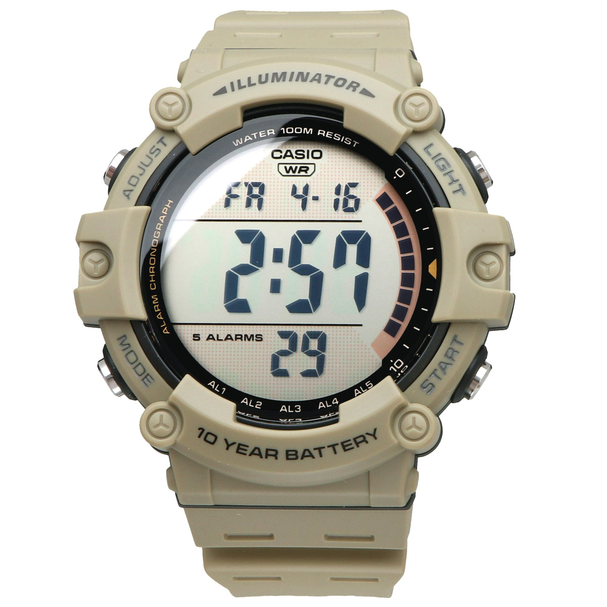 CASIO カシオ 腕時計 メンズ チープカシオ チプカシ   海外モデル  大画面 AE-1500WH-5AV｜north-star｜02