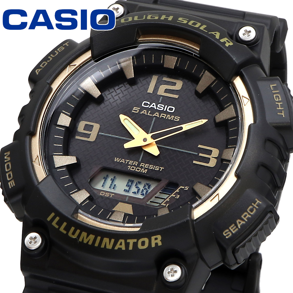 CASIO カシオ 腕時計 メンズ チープカシオ チプカシ  海外モデル  タフソーラー ワールドタイム アナログ デジタル  AQ-S810W-1A3V｜north-star