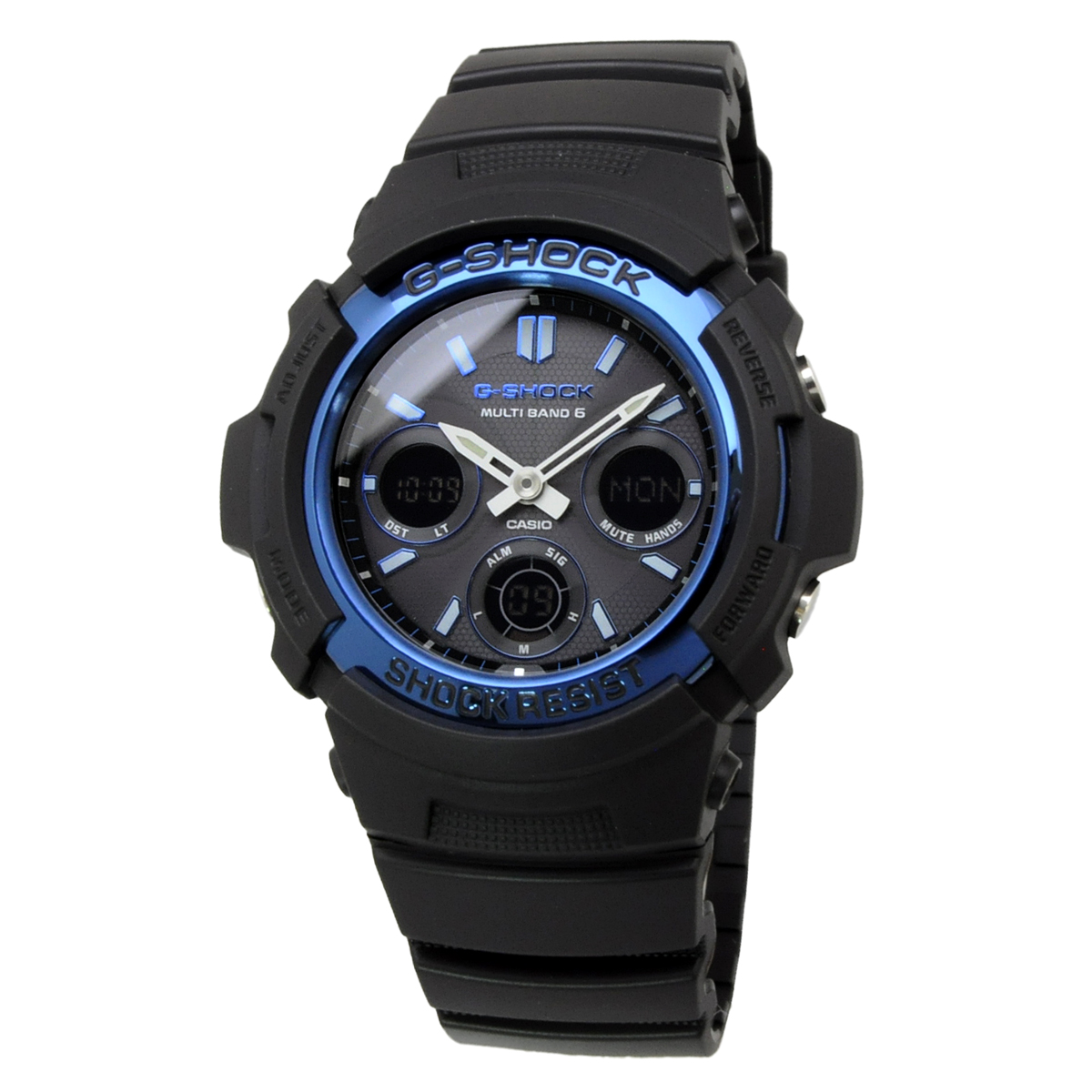 CASIO カシオ 腕時計 メンズ   G-SHOCK Gショック 海外モデル 電波ソーラー マルチバンド6   AWG-M100A-1A｜north-star｜02