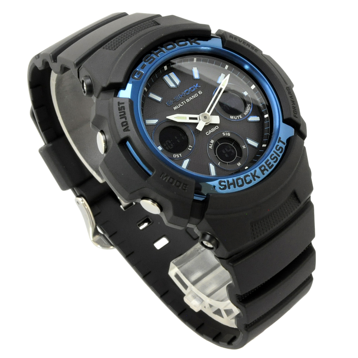 CASIO カシオ 腕時計 メンズ G-SHOCK Gショック 海外モデル 電波ソーラー マルチバンド6 AWG-M100A-1A